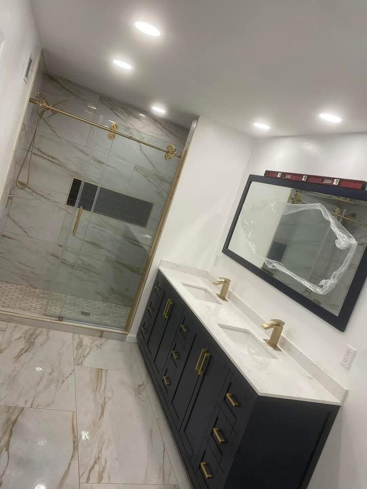 Bathroom Remodeling project by RAJ Contracting